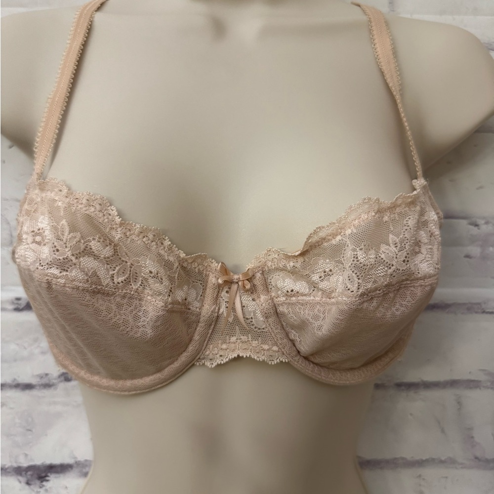 Wacoal Bra Size 34B The Insider Underwire‎ Beige Unlined Style 851212